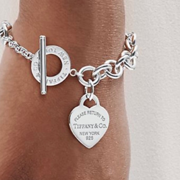 Tiffany & CO. Heart Tag Toggle Bracelet NWT & proof of purchase - Picture 9 of 11